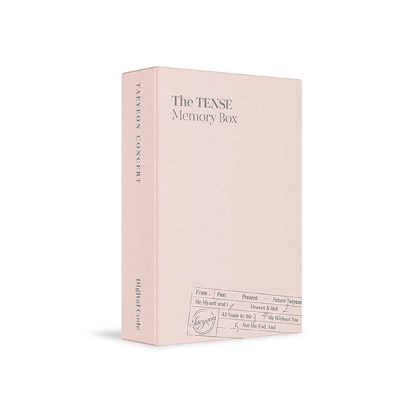 TAEYEON CONCERTThe TENSE Memory Box Digital Code