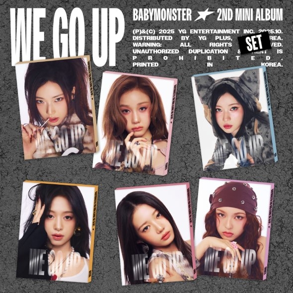 [특전이벤트] BABYMONSTER - 2nd MINI ALBUM [WE GO UP] PATTERN Ver. SET