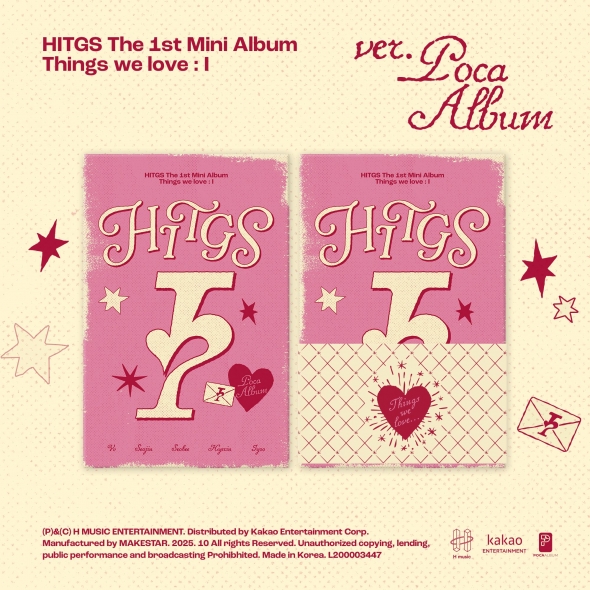 HITGS (힛지스) - The 1st Mini Album - Things we love : I  (POCA)