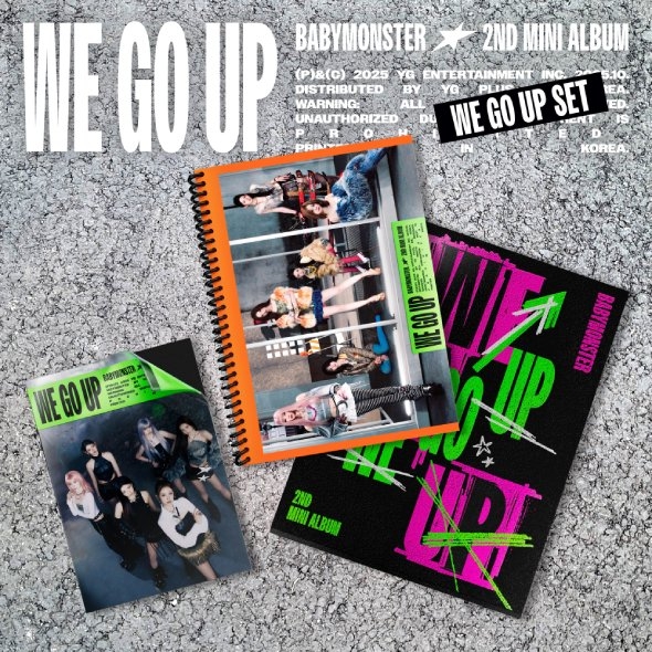 [특전이벤트] BABYMONSTER - 2nd MINI ALBUM [WE GO UP] WE GO UP SET
