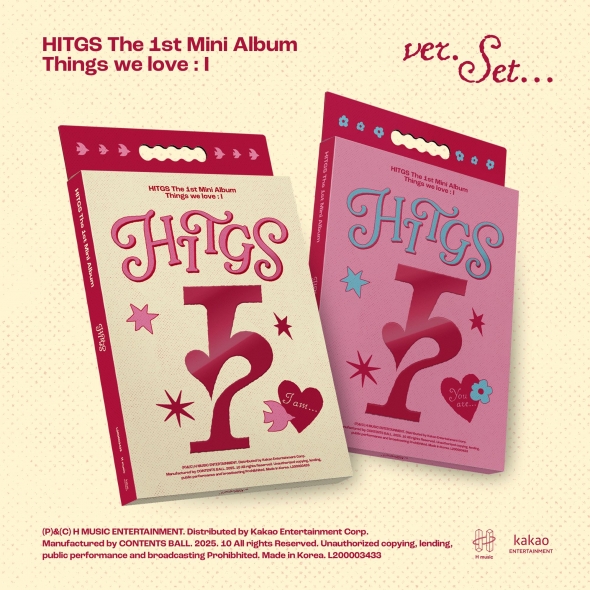 HITGS (힛지스) - The 1st Mini Album - Things we love : I [2종 중 랜덤 1종]