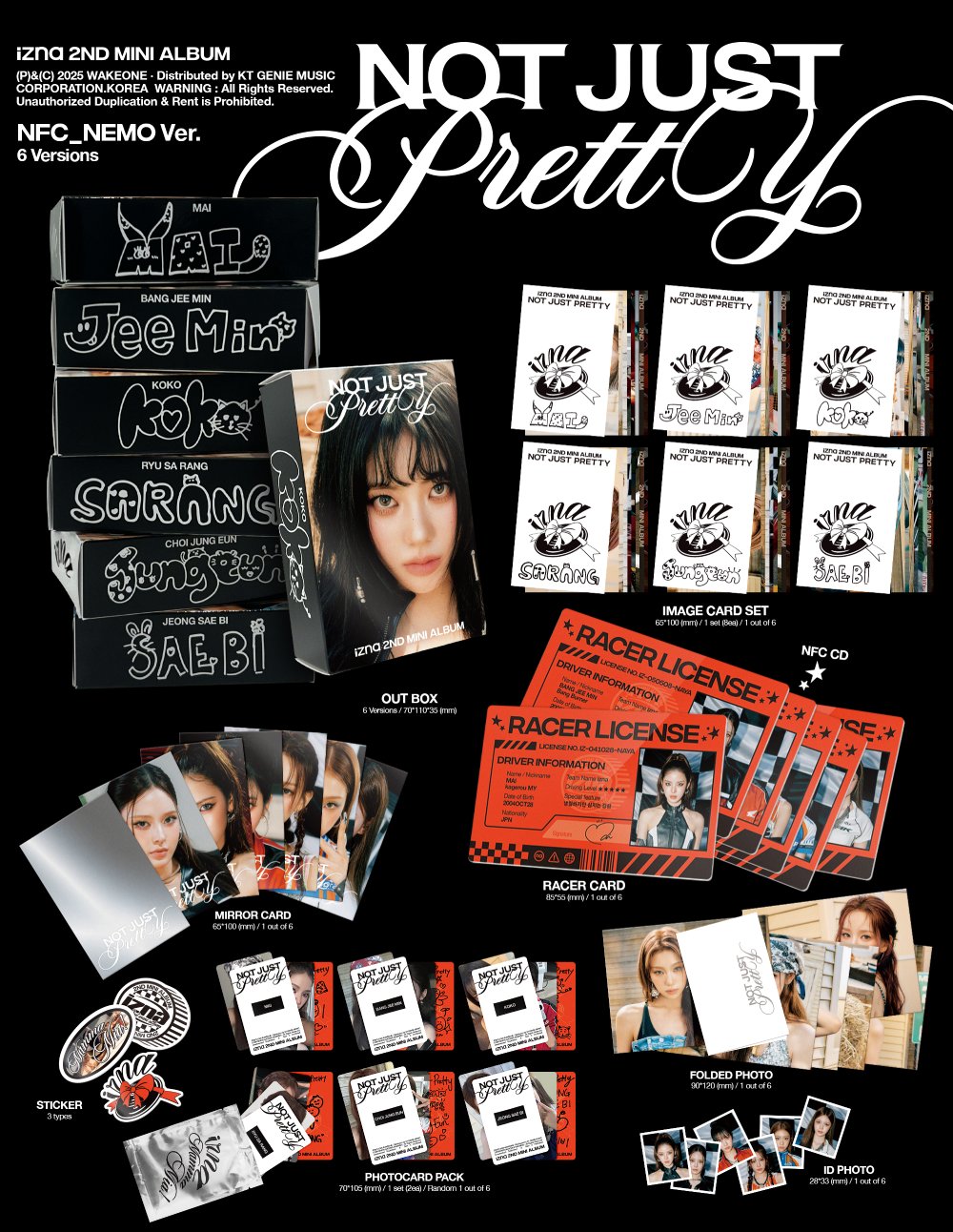 izna (이즈나) - 미니 2집 [Not Just Pretty] NFC_Nemo Ver. (랜덤)
