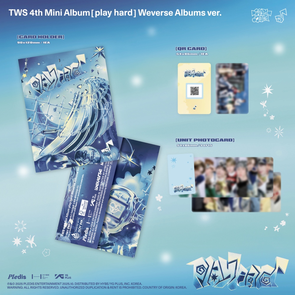 투어스 (TWS) - 4th Mini Album ‘play hard’ (Weverse Albums ver.)