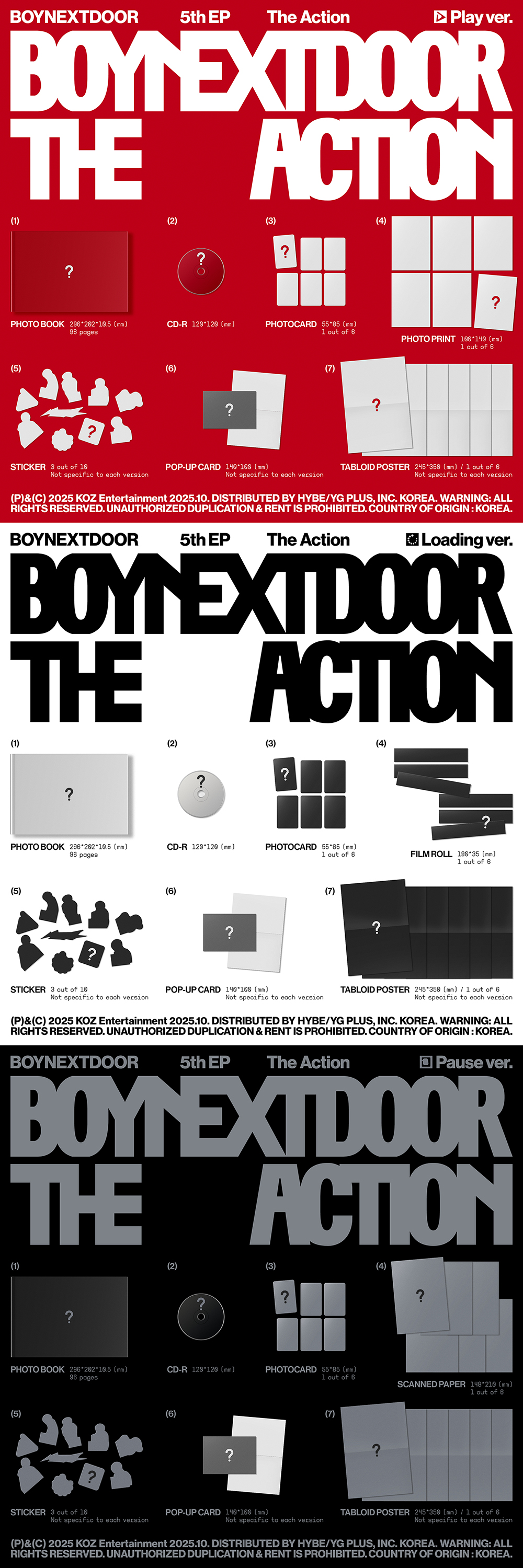 BOYNEXTDOOR - 5th EP [The Action]