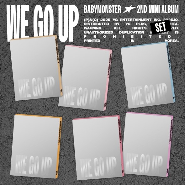 [특전이벤트] BABYMONSTER - 2nd MINI ALBUM [WE GO UP] PATTERN Ver. SET