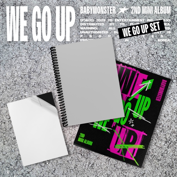 [특전이벤트] BABYMONSTER - 2nd MINI ALBUM [WE GO UP] WE GO UP SET