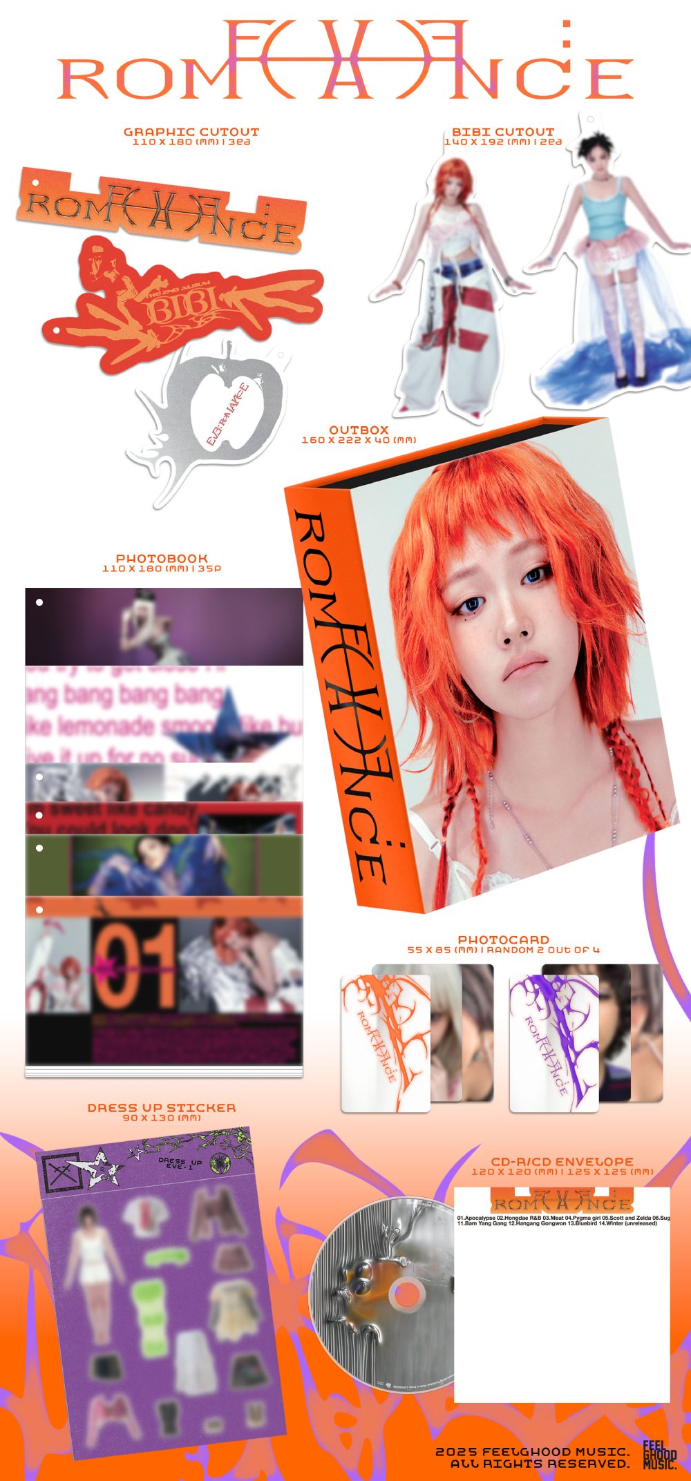 비비 (BIBI) - 정규 2집 [EVE: ROMANCE] EVE-1 ver.