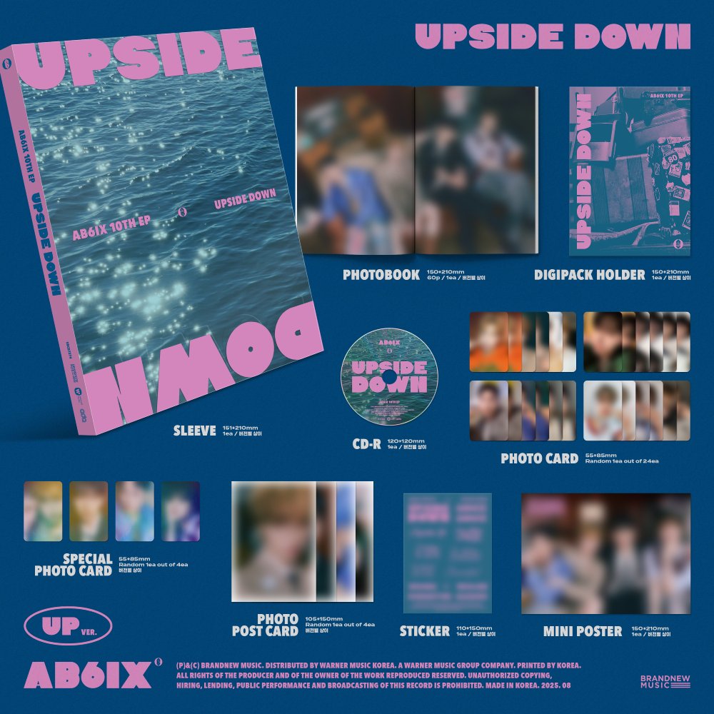 에이비식스 (AB6IX) - 10TH EP [UPSIDE DOWN] [Photobook VER.] 랜덤
