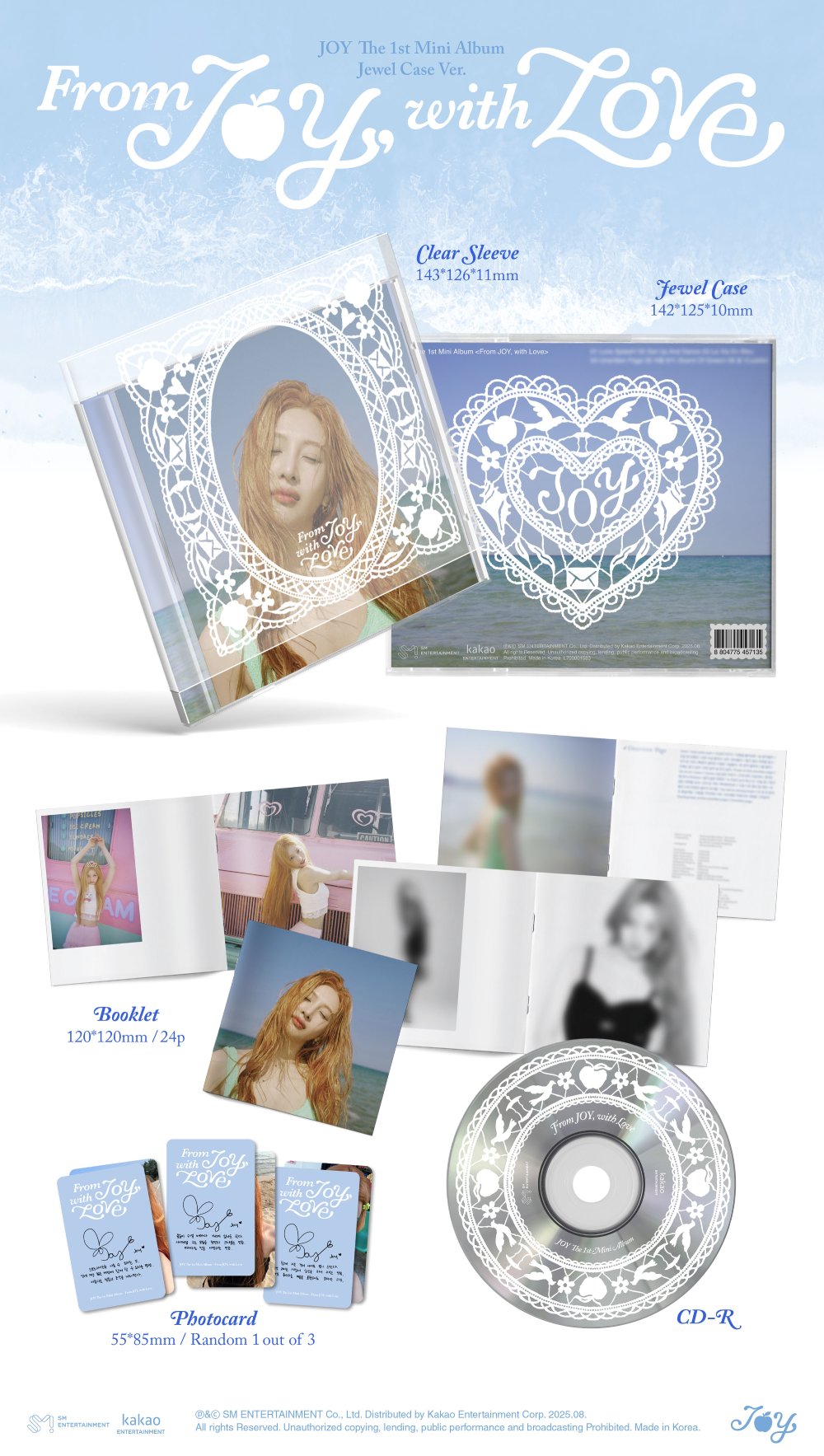 조이 (JOY) - 미니 1집 [From JOY, with Love] (Jewel Case Ver.)