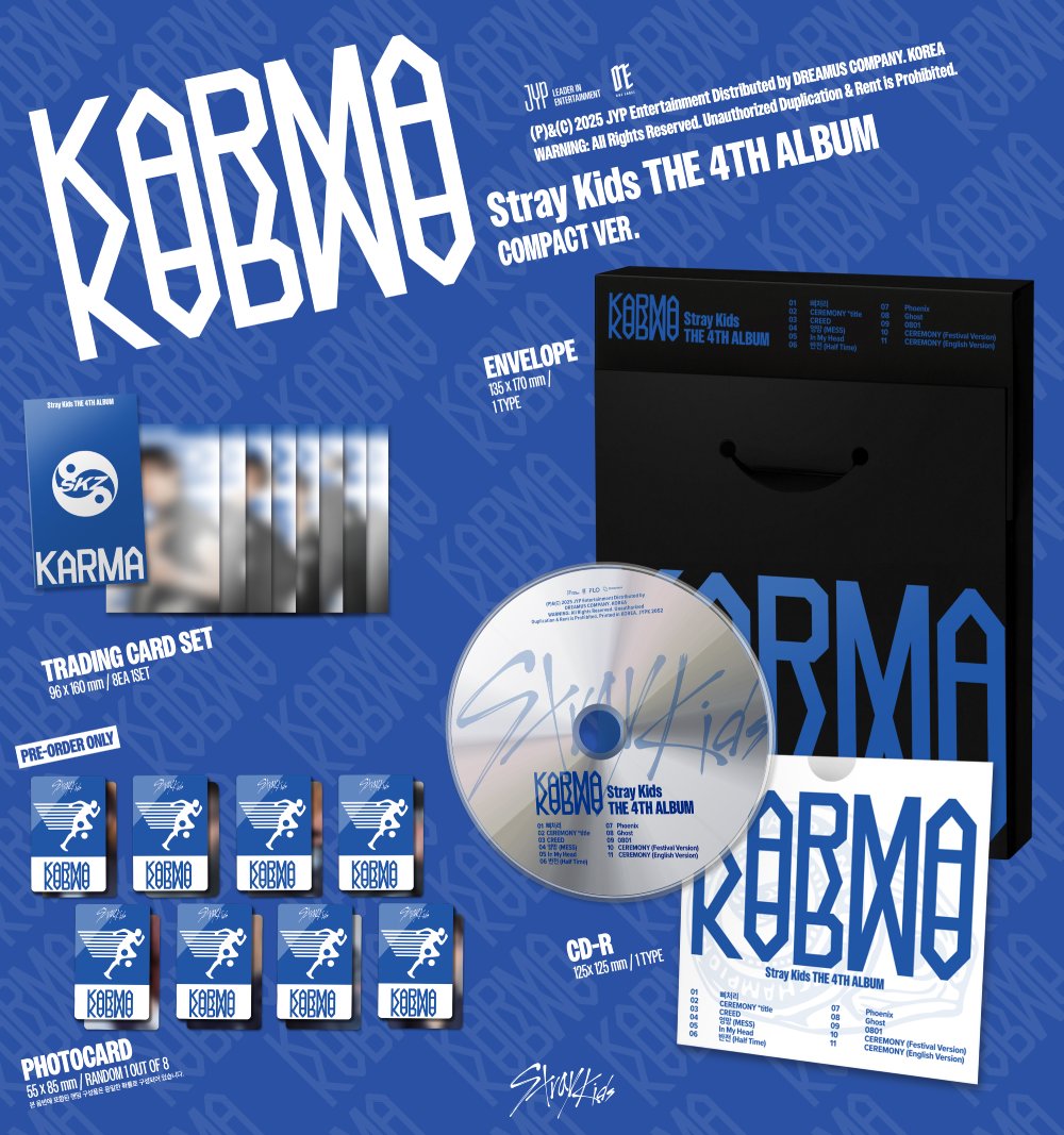 스트레이 키즈 (Stray Kids) - 정규 4집 [KARMA] (COMPACT VER.)